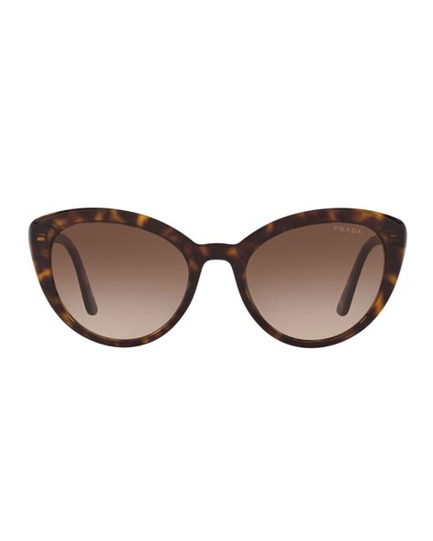 prada semi-transparent acetate cat-eye sunglasses|Prada Semi.